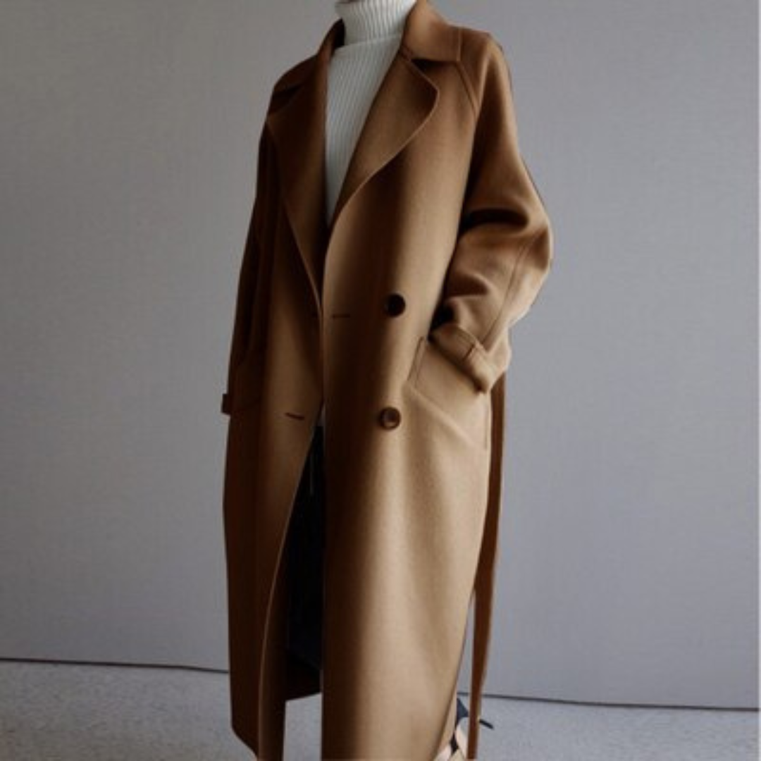 Clara™ - Women's Wool Trench Coat