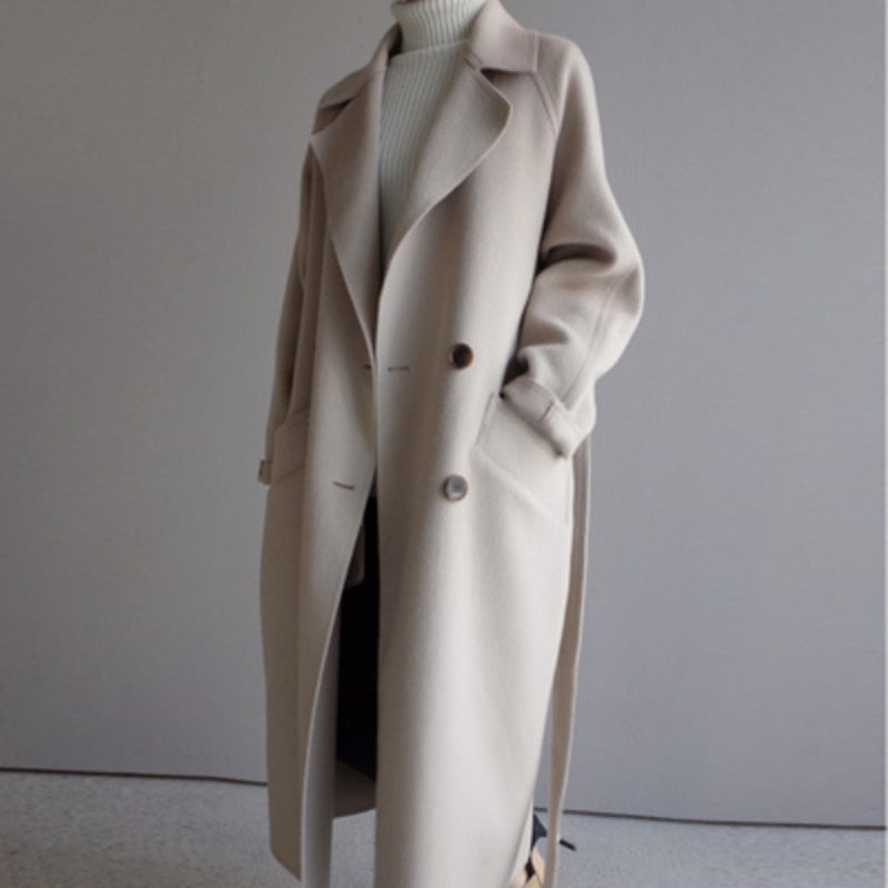 Clara™ - Women's Wool Trench Coat
