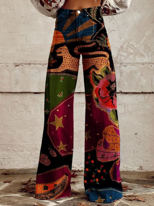 Erina | Vintage Artistic Look Pants