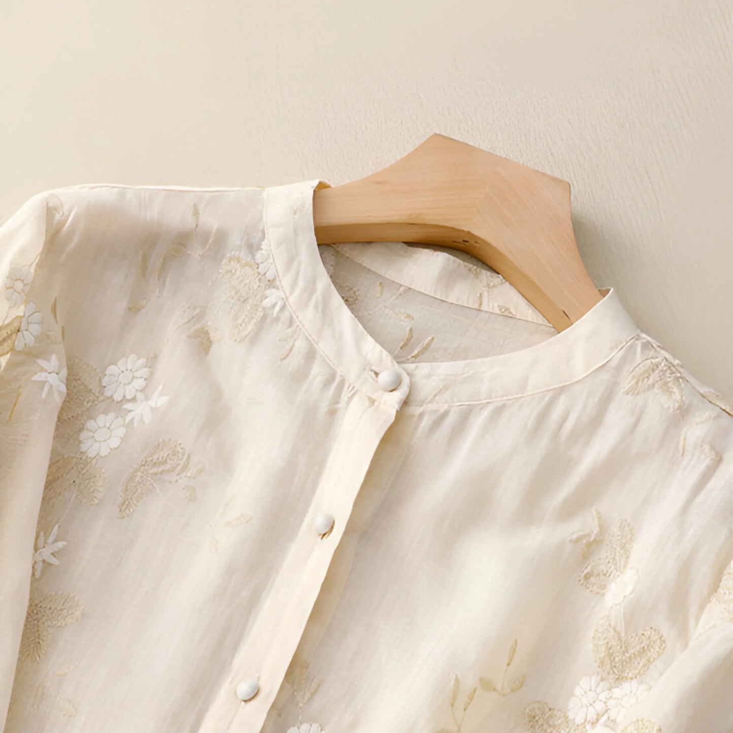 Mila - Embroidered Cotton Top