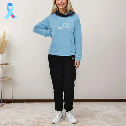 Livia™ Heart Line Hoodie Set