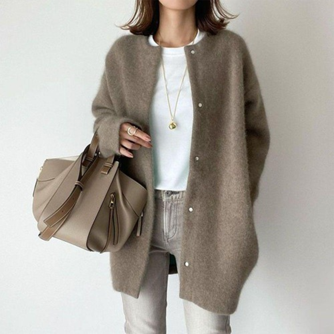 Chloé™ - Elegant Cashmere Cardigan