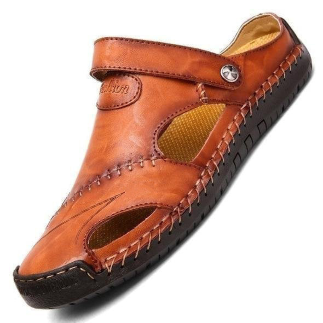 Chris™ | Orthopedic Leather Men's Sandals