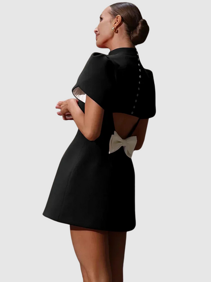 Zelinda™ | Mini dress with petal sleeves