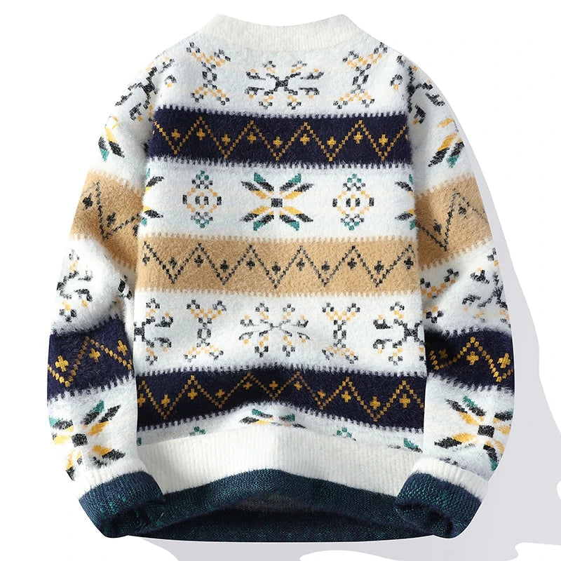 Harper™ | Vintage Printed Cashmere Sweater for Men