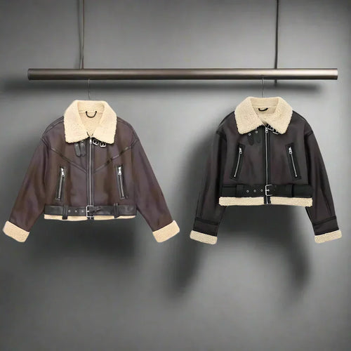 Pepijn™ | Fashionable leather jacket for women