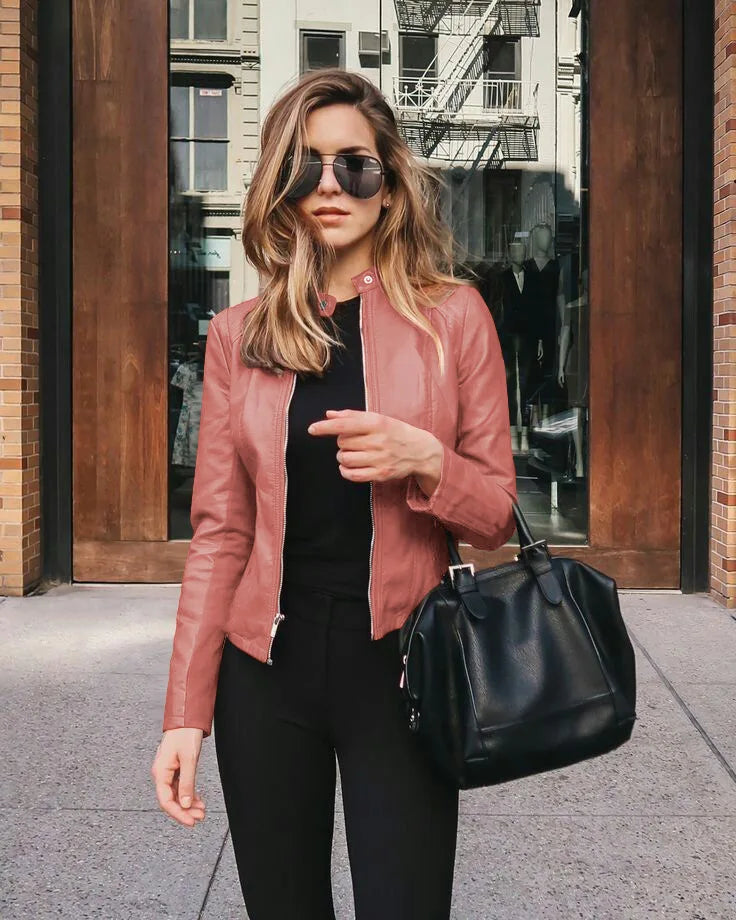 Valerie™ | Stylish leather jacket