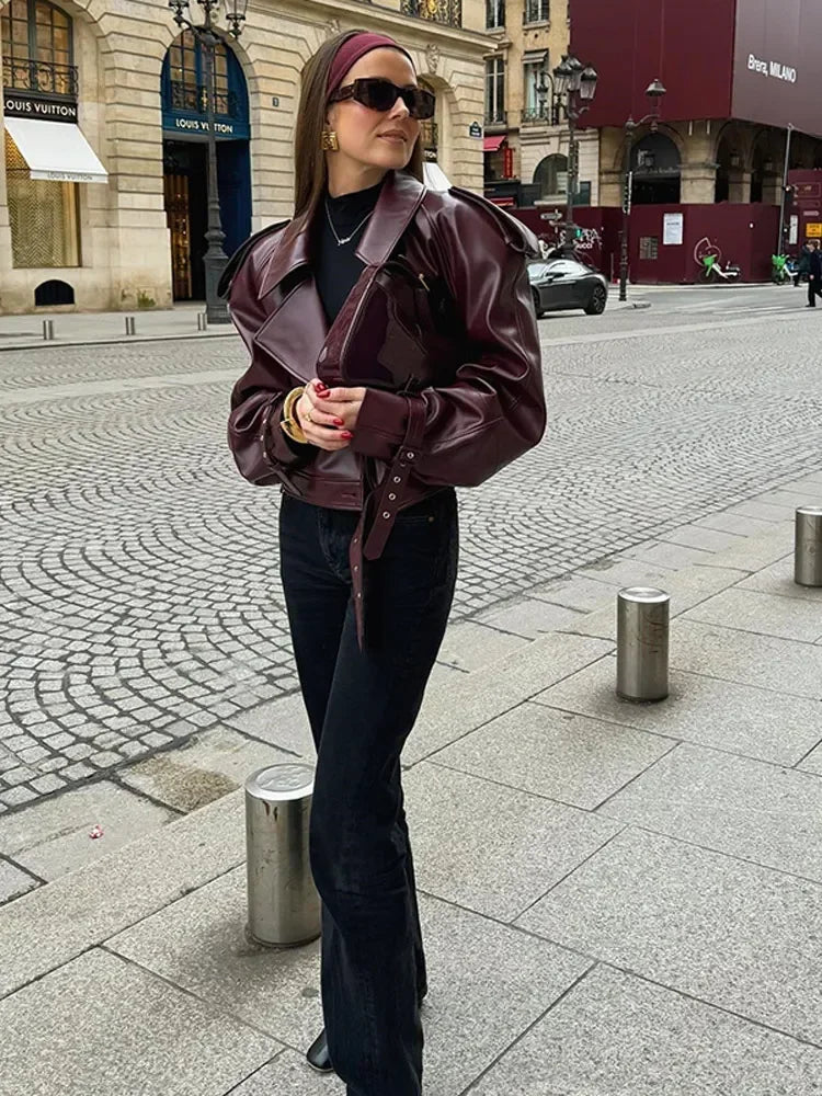 Clara™ | Beautiful leather jacket