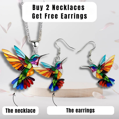 Aurea™ | Beautiful hummingbird Design Necklace