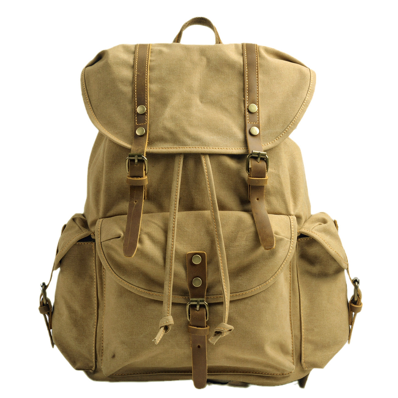 Military Canvas Backpack | INTERLAKEN