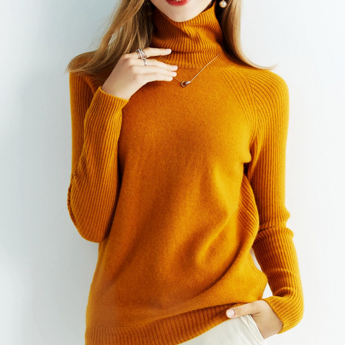 Laura™ | Cashmere Turtleneck Sweater