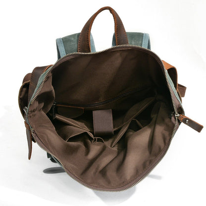 Waxed Canvas Rolltop Backpack | MARSEILLE